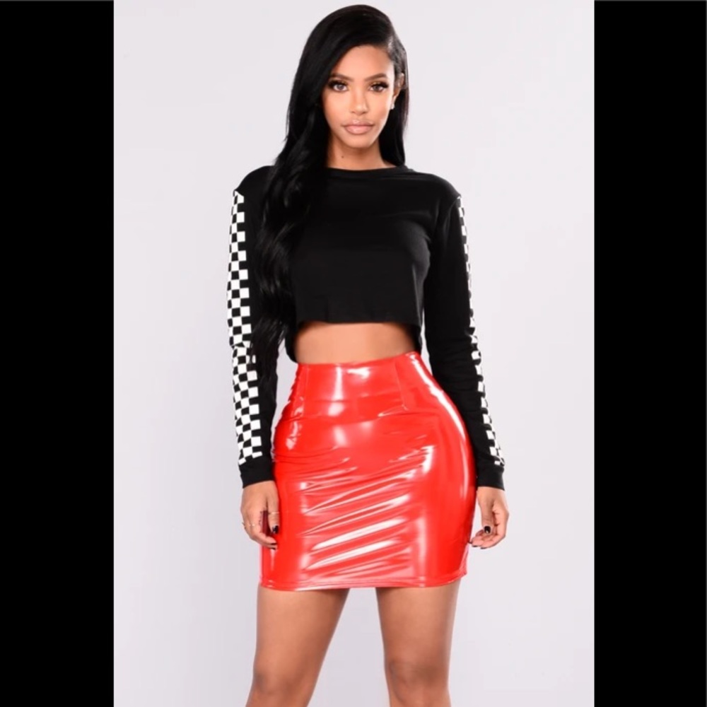 Fashion nova boot camp skirt